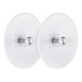 Paquete de 2 antenas UltraDish de 27.5 dBi, conector tipo Twistport y montaje innovador, 5180 - 6775 MHz