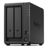 Servidor NAS de 2 Bahías (Expandible a 7 Bahías) / Hasta 126 TB / Servicio Nube Gratis (P2P) / Administración Remota y Respaldo Programado