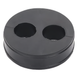 Inserto de Caucho de 4″ Con Dos Orificios para Cable de 7/8 in