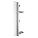 Antena sectorial de 100 grados, 20 dBi, 5150-5850 MHz , desempeño Carrier Class, integra BackShield para evitar lóbulos laterales