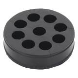 Inserto de Caucho de 4″ Con Nueve Orificios para Cable de 1/2 in