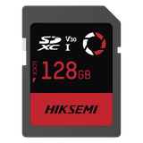 Memoria SD / 128 GB / 180 MB/s Lectura / 150 MB/s Escritura / V30 U3 / Para Drones y Cámaras de Acción / HIKSEMI CAPTURE E30