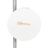 1 Antena Direccional Dual-Polaridad MLO Alto Rendimiento / diámetro de 39.6 cm / 4.9-7.2 GHz / Ganancia 27 dBi / SLANT de 45 ° o 90 ° / Conector N-Hembra / Montaje, jumpers y radomo incluidos.