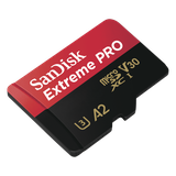 Memoria Micro SD de 128 GB / EXTREME PRO / Uso en Drones - Action Cam - Cámaras Fotograficas / Incluye Adaptador
