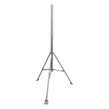 Tripie de con tubo de 2″ para alcanzar 3 metros. Acero Galvanizado en Caliente.