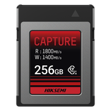 Memoria CFexpress Tipo B / 256 GB / 1800 MB/s Lectura / 1400 MB/s Escritura / Video 8K / PCIe Gen 3×2