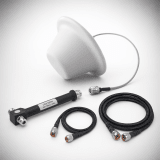 Kit de Antena Omnidireccional tipo Domo y Divisor de Potencia de 2 salidas / Jumpers Coaxiales de 3 y 15 m con conectores N macho
