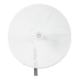 Antena direccional para C5x, C6x, B6X y B5x, Guía de onda para mantener la integridad de la señal y minimiza la pérdida en transmisión , 4.9 - 6.5 GHz, 3 ft, Ganancia de 34 dBi, Montaje incluido
