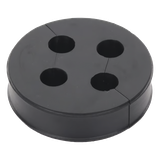 Inserto de Caucho de 4″ Con Cuatro Orificios para Cable de 3/8 in