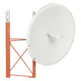 Antena Direccional con Frecuencia Extendida / 4.8 - 6.5 GHz / 28 dBi / Jumper incluido con conector N-Macho / Polaridad en 90º y 45º / Montaje incluido para torre o mástil
