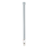 Antena Omnidireccional, mayor distancia de transmisión y recepción de señal en 360º, Doble banda de 2.4 / 5 GHz, Ganancia de 9 dBi, Conector N-macho, Adecuada para entornos exigentes