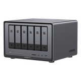 NAS UGREEN NASync DXP6800 Pro / Intel Core i5-1235U 10 Núcleos / 6 Bahías SATA + 2 M.2 NVMe / 2 Puertos Thunderbolt 4 / 2 Puertos 10GbE / 8K HDMI / PCIe 4.0 x4 / DDR5 Hasta 64GB / Compatibilidad Multiplataforma
