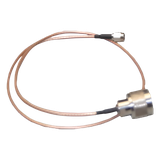 Jumper de 0.6 mt de longitud, cable RG-316 conector N macho en un extremo y al otro SMA inverso