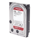 Disco Duro Red de 6TB / 5400 RPM / Optimizado para NAS / Uso 24-7 / 3 Años de Garantia