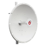 Antena direccional de 2ft, 5.1 a 7.1 GHz, Ganancia 30 dBi, Conectores RP-SMA Hembra, Polarización doble, incluye montaje para torre o mástil