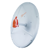 Antena de parabola profunda, blindada, con supresión al ruido de 3 ft, 4.5-5.5 GHz, Ganancia 34 dBi con SLANT de 45 ° y 90 °, ideal para hasta 60 km, Conectores N-hembra, montaje.