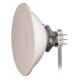 Antena Direccional de Alto Rendimiento / 35.5 ± 1 dBi / 4 ft / 5.9-7.125 GHz / Conectores RP-SMA / Alto Aislamiento al Ruido / Fácil Montaje y herraje de acero inoxidable / Radomo Incluido
