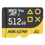 Memoria microSDXC / 512GB / Velocidad 200MB/s Lectura / 150MB/s Escritura / V30 U3 A2 / Gaming / Compatibilidad Amplia