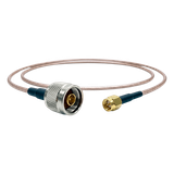 Jumper de Alta Calidad para Telecomunicaciones, 60 cm (23.62 pulgadas) de Longitud, N-Macho -- SMA- Macho
